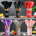 12 Pieces silicone utensils set