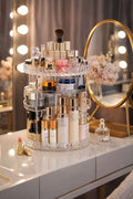 360 Rotating Adjustable Acrylic Cosmetic Storage Organizer