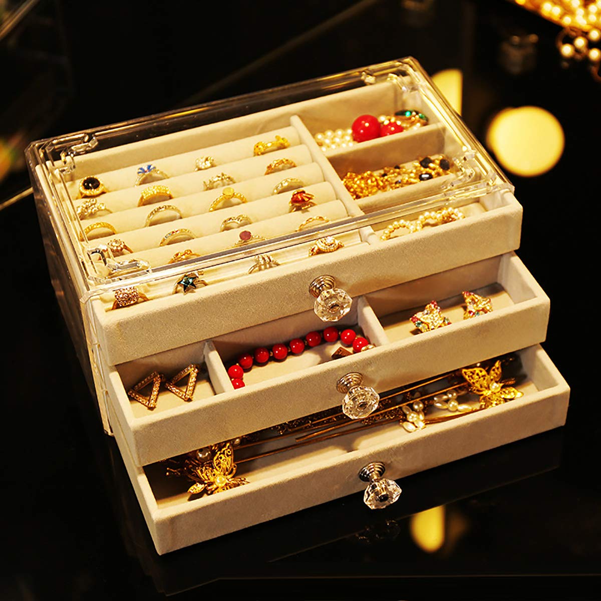3 Layer Jewellery Organizer