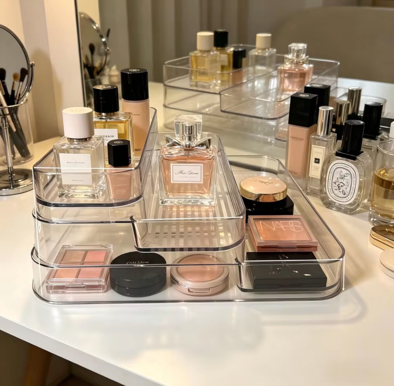 3 Layer Acrylic Perfume Tray