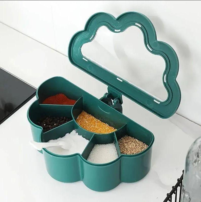 6 Portion Masala Seasoning Box with 6 Spoons