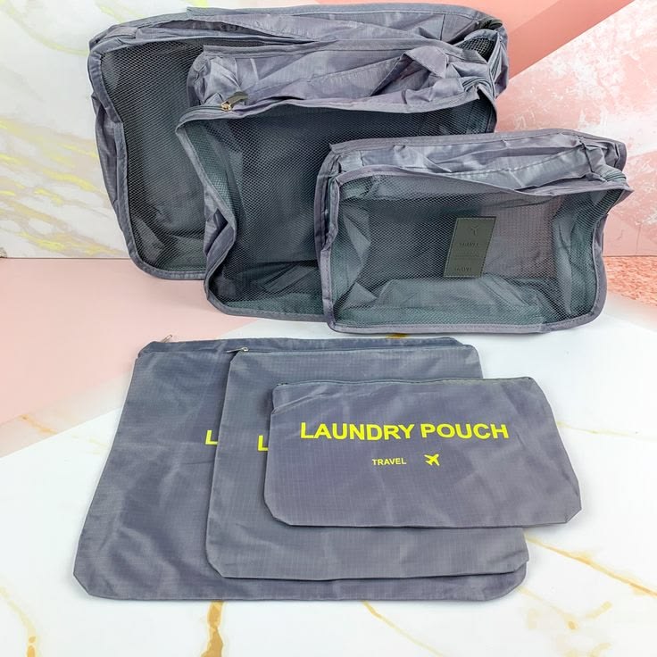 Travel 6 Pieces Pouch Organizer
