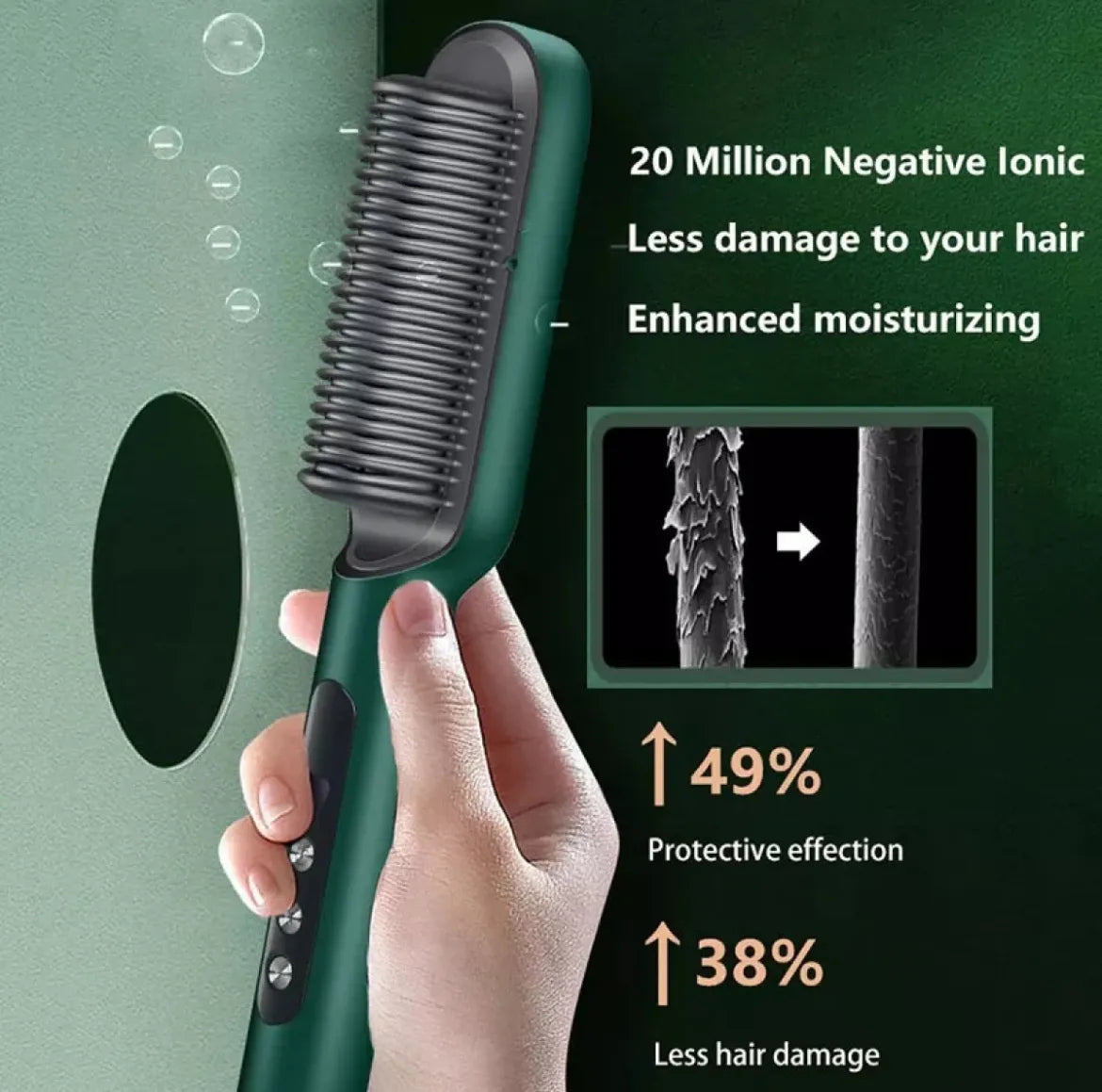 909 Hair Straightener Brush