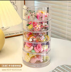 Acrylic Rotation Jewellery Organizer 5 Layer