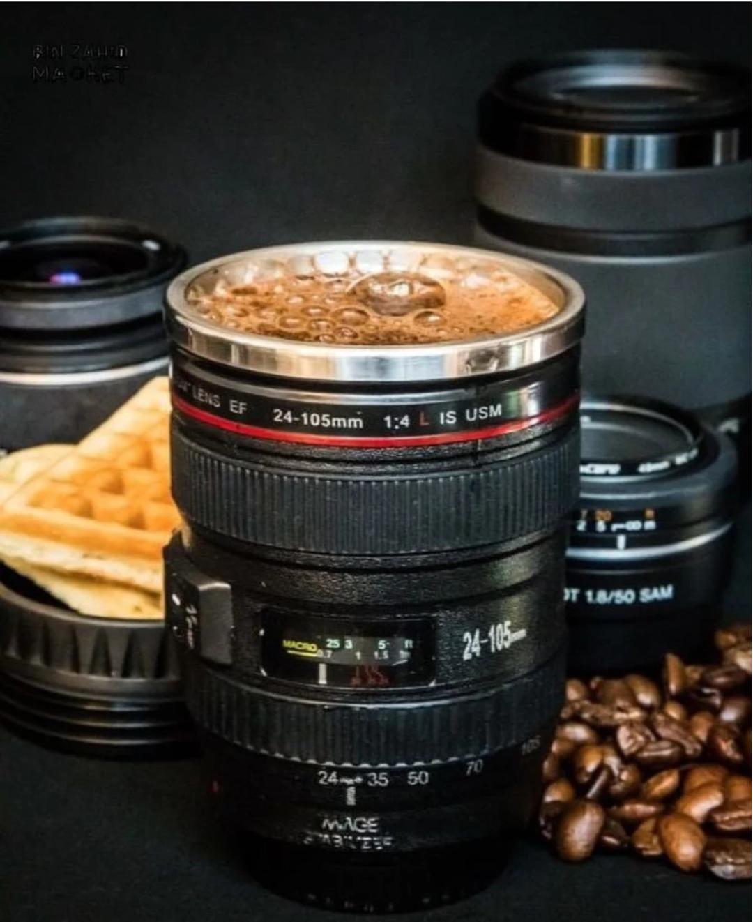 Camera Lens Travel Mug (Approx. 400ML)