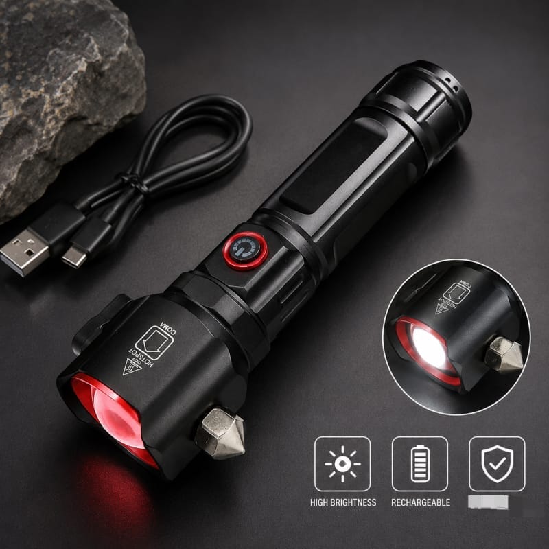 Metal torch with hammer