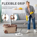 Premium 360° Spin Mop with Wheels