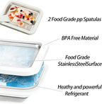 Ice Cream maker, No-Plug-In Smoothie Frying Pan Food-Grade