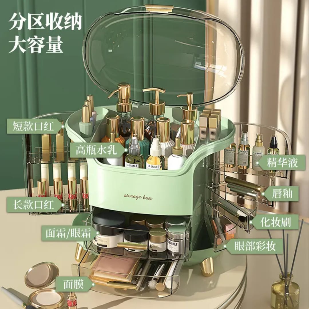 Luxury Cosmetic Organizer Waterproof & Dustproof