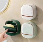 Luxury Soap Holder with Drain Tray, Soap Box