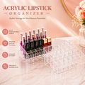 24 Grid Makeup Organizer Storage Box Cosmetic Box Lipstick Jewelry Box Case Holder Display Stand make up organizer
