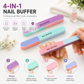 Nails Filler Nail Filer and Buffer Block Nail Buffering Files 7 Steps Washable Emery Boards Professional Manicure And Pedicure Tools