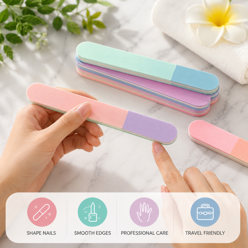 Nails Filler Nail Filer and Buffer Block Nail Buffering Files 7 Steps Washable Emery Boards Professional Manicure And Pedicure Tools