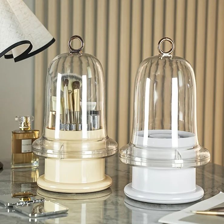 New Rotating Makeup Brush Organizer