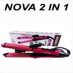 2 In 1 Nova Hair Straightener & Curler