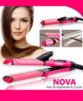 2 In 1 Nova Hair Straightener & Curler