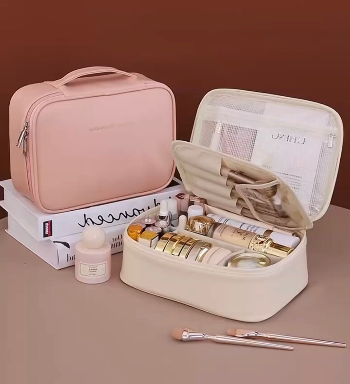 PU Leather Wash Bag