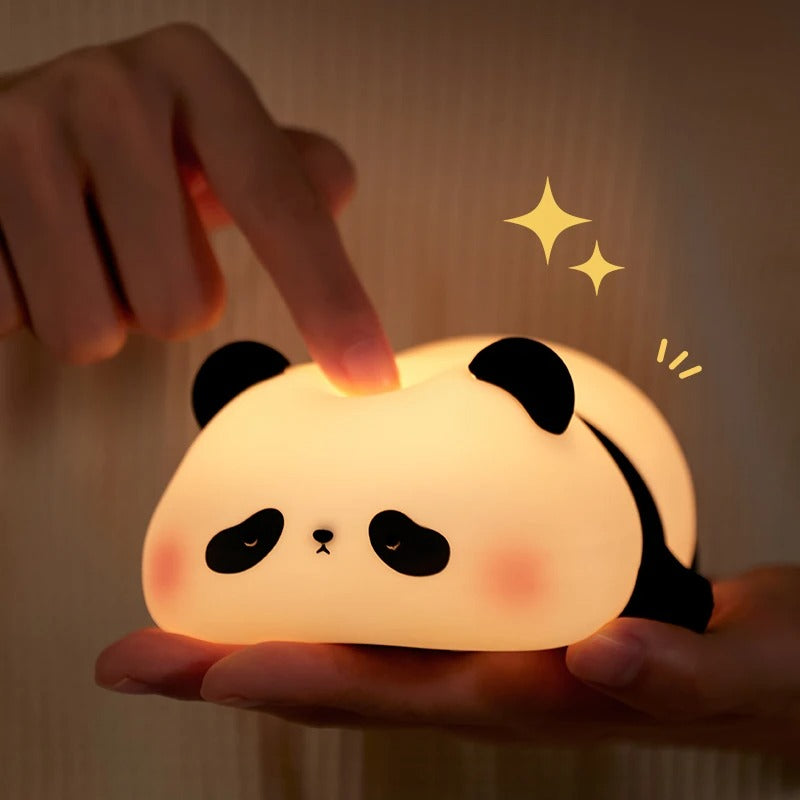 Cute Rechargeable Sleeping Panda Night lamp Light