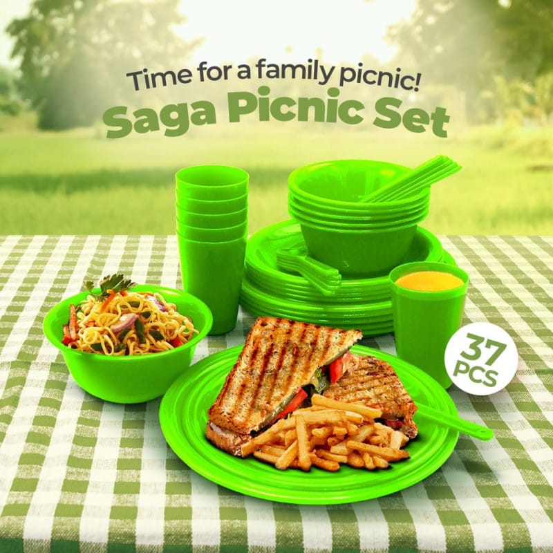 saga picnic set (37 piece set)