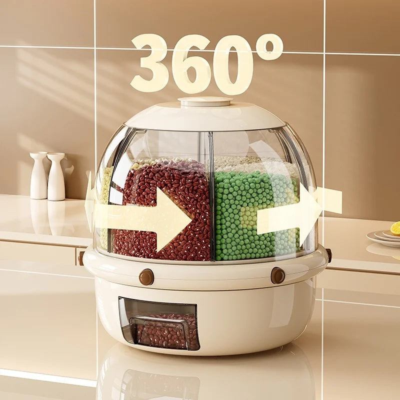 Round shape dry food beans rice dispenser basket