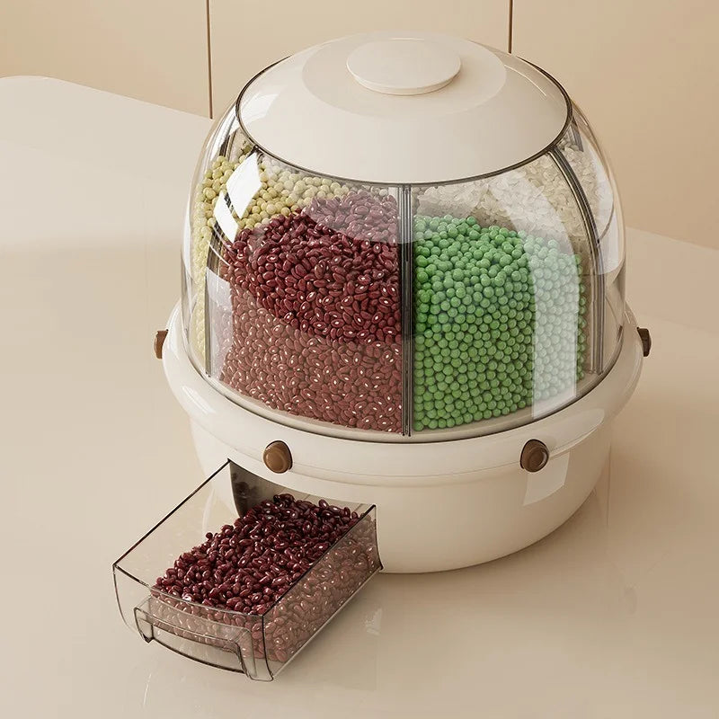 Round shape dry food beans rice dispenser basket