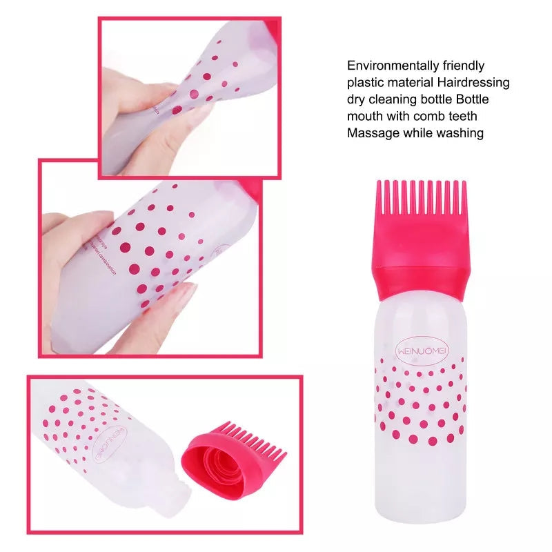 Silicone Oil Comb Bottle