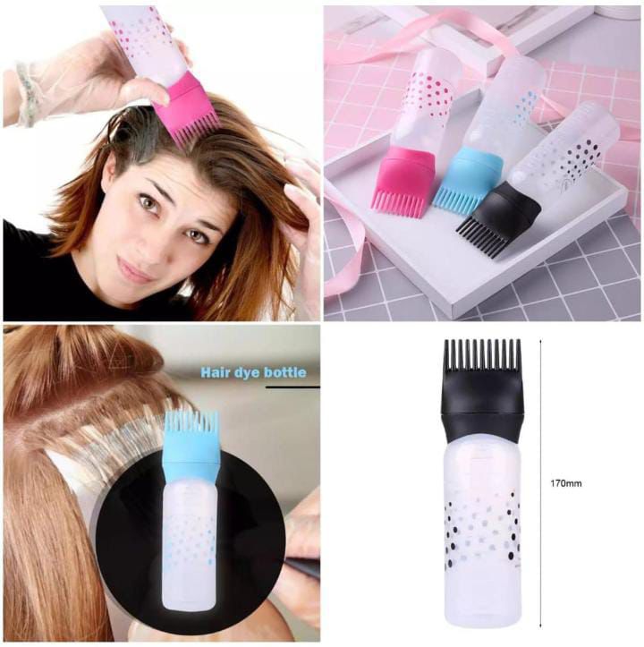 Silicone Oil Comb Bottle