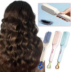 Telescopic self-cleaning Hair brush
