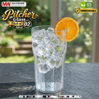 Maxware Crystal Clear 400ml Drinking Glasses – 2 Pcs