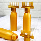 Yellow Hair Oil Bottle