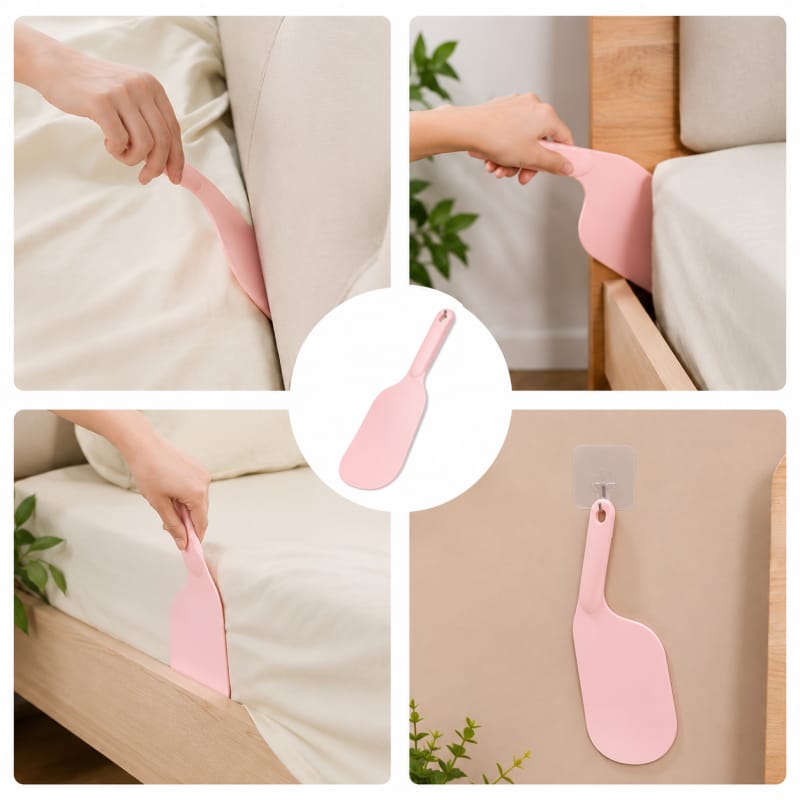 Bed Sheet Tucker Tool Tucking Paddle for Bed Making Easier Bedsheet Change Helper Bed Skir Replacement Assistant Organizer