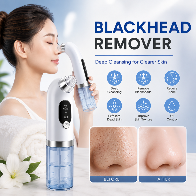Vacuum Pore Cleaner | Mini Hydra Facial Device Super Micro Bubble Beauty Instrument Black Head Remover