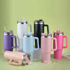 Tumbler with straw (simple) Tumbler with Handle Straw 1200ml