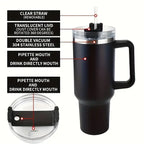 Tumbler with straw (simple) Tumbler with Handle Straw 1200ml