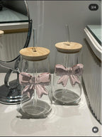 Bow Cup with Wooden Lid