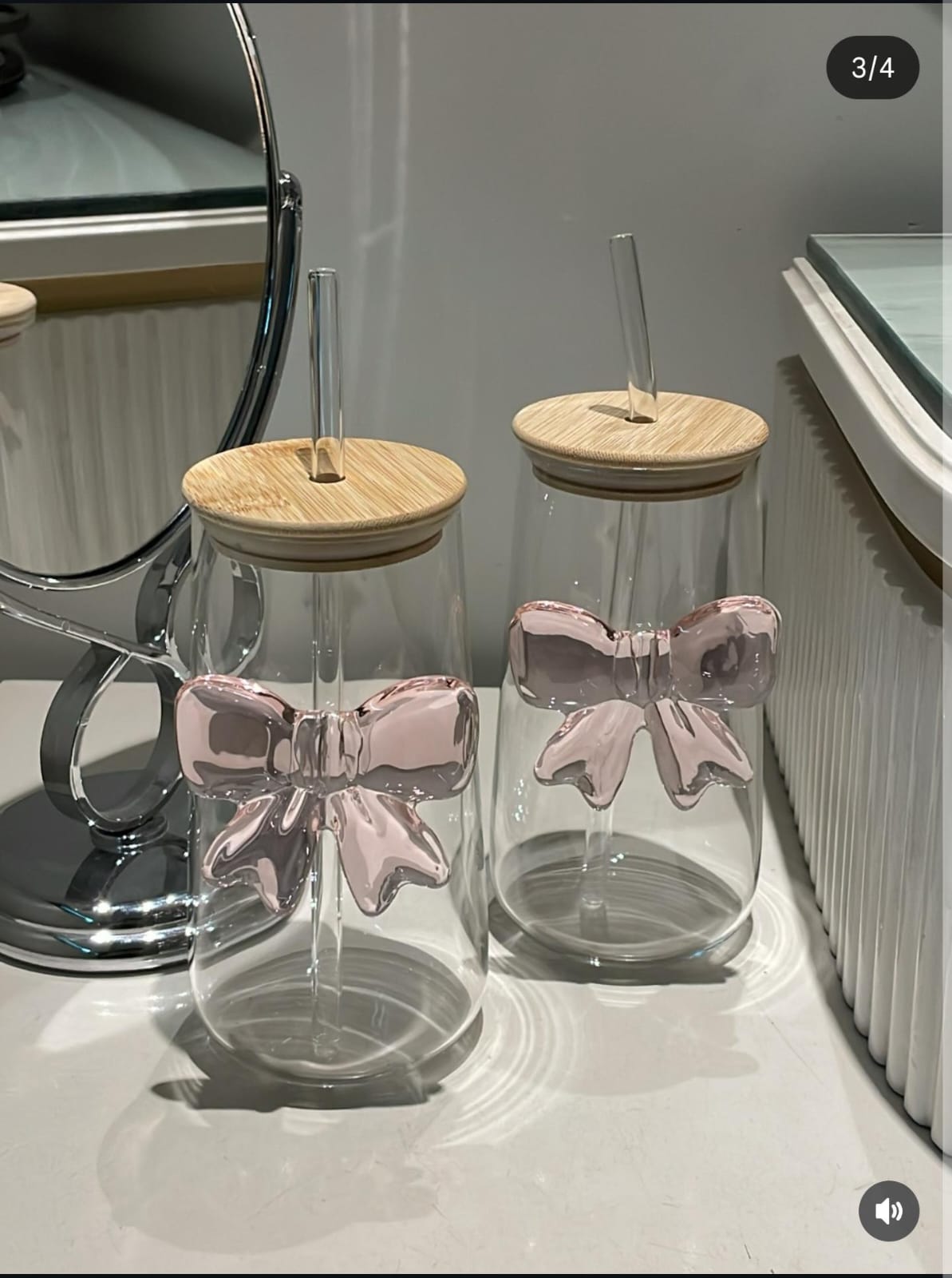 Bow Cup with Wooden Lid
