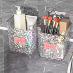 Punch Free Wall Mounted Makeup Brush Holder