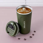 Smart Temperature Display Vacuum Coffee Cup Smart Temperature Display Vacuum Coffee Cup 510ml Portable Stainless Steel Insulation