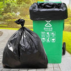 Black Garbage Bags Roll (18x24, 20x30, 24x36 Inches) – Leak Proof Disposable Dustbin Bags, Trash Bags, Waste Bags