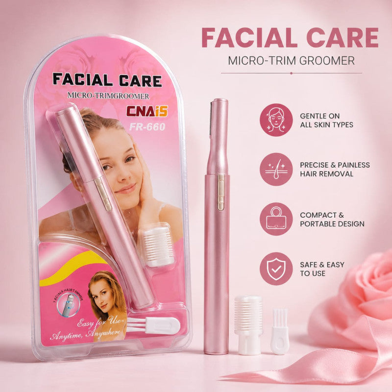 Electric Eyebrow Hair Trimmer, Painless Facial Hair Remove