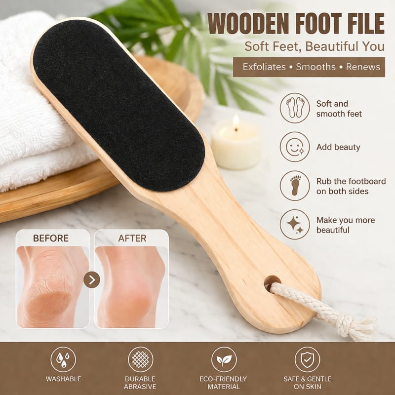 Wooden Foot Filer