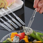 Fruit Forks Transparent (50 Pcs)