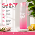 Hello Master Glass Bottle Hello Master Glass Drinking Water Bottle