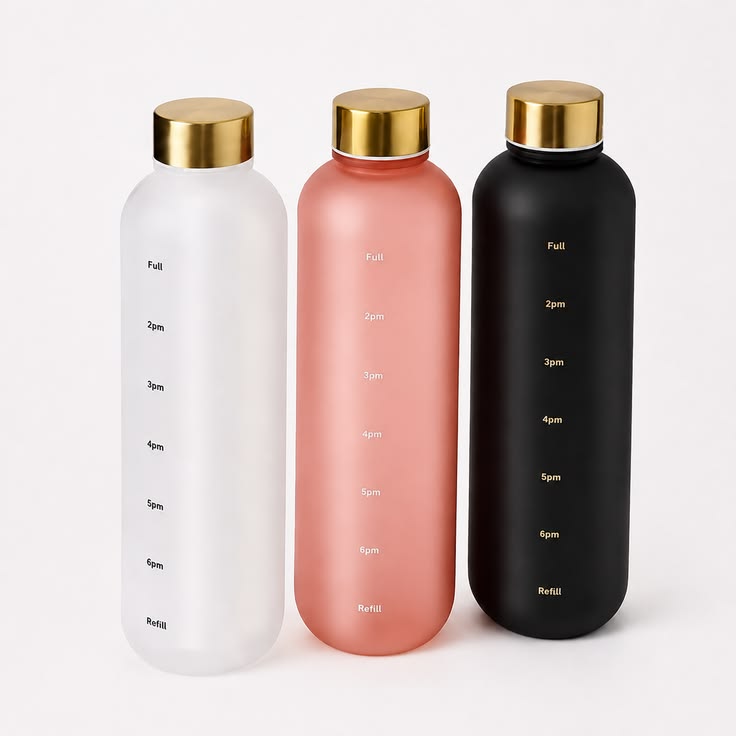 Golden Top Timer Water Bottle