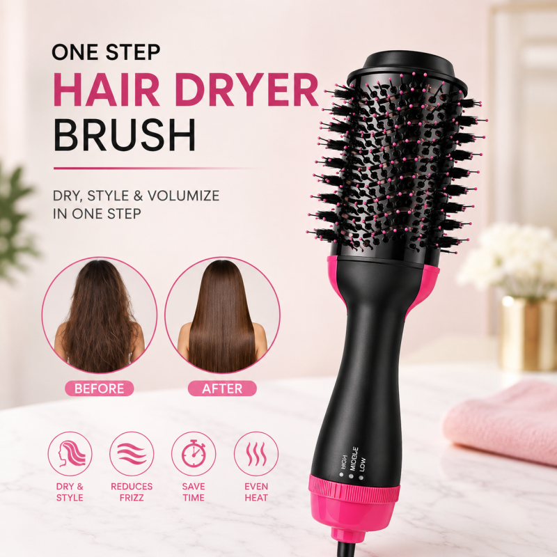 One Step Brush Straightener (made in china - high quality)