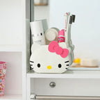 Hello Kitty Multifunctional Toothbrush Holder  Wall Mounted Bathroom Storage Rack