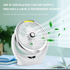 Desktop Fan with Cob light Charging fan