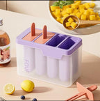 Food Grade Household 4 Grid Popsicle Maker