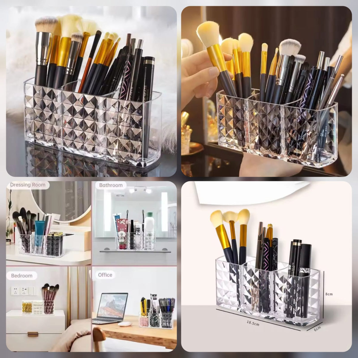 Diamond Cut Cosmetic Box