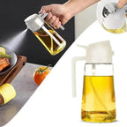 Oil Dispenser Bottle 2 in1 Oil Spray Jug